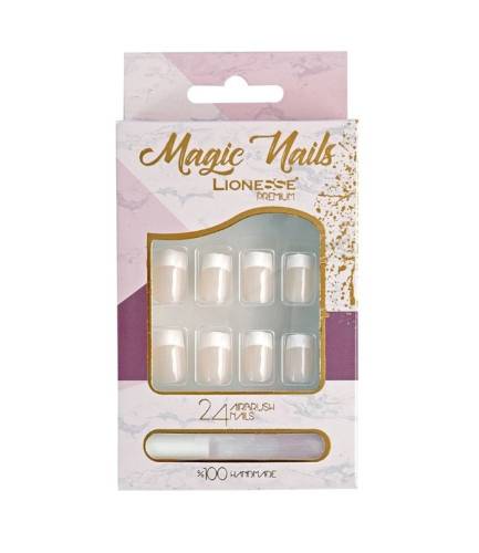 Lionesse magic nails unghii false cu adeziv mn24