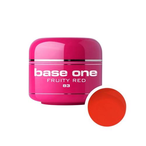 Gel UV color Base One - 5 g - fruitty red 83