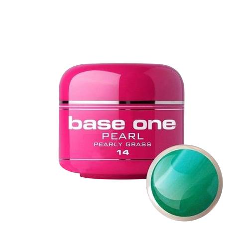 Gel UV color Base One - 5 g - Pearl - pearly grass 14