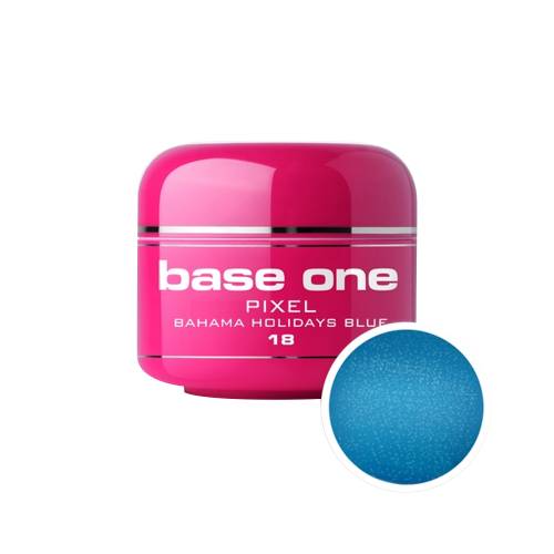 Gel UV color Base One - 5 g - Pixel - bahama holidays blue 18
