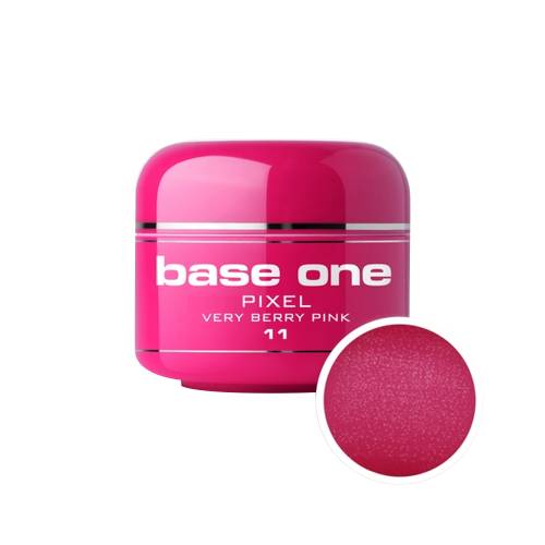 Gel UV color Base One - 5 g - Pixel - very berry pink 11