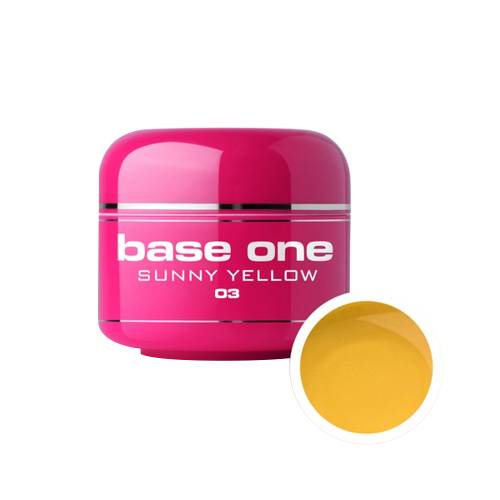 Gel UV color Base One - 5 g - sunny yellow 03