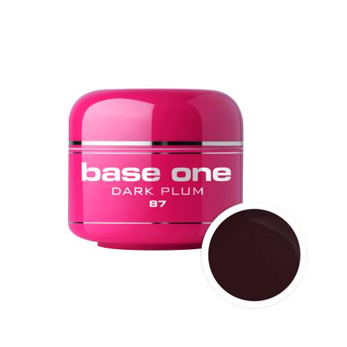 Gel UV color Base One - dark plum 87 - 5 g