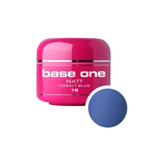 Gel UV color Base One - Matt - cobalt blue 19 - 5 g