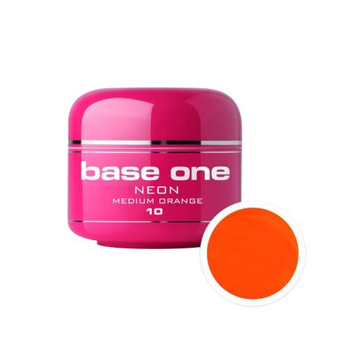 Gel UV color Base One - Neon - medium orange 10 - 5 g