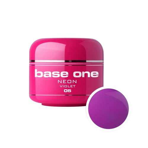 Gel UV color Base One - Neon - violet 5 - 5 g