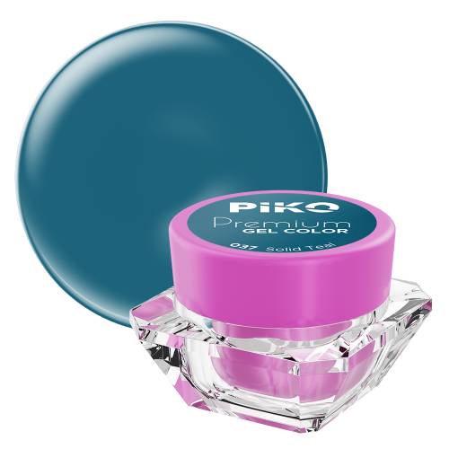 Gel UV color Piko - Premium - 037 Solid Teal - 5 g