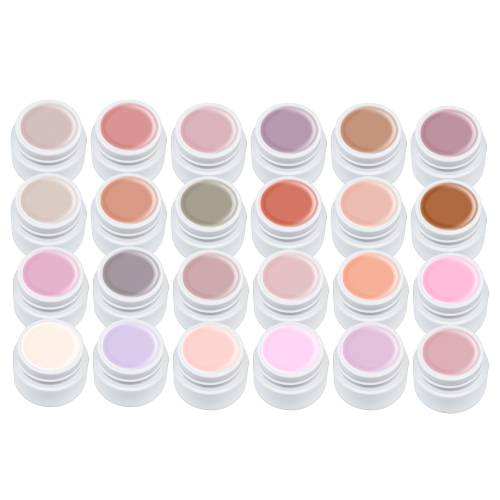 Set gel color Miley - Natural Series - 24 buc x 5 ml - m2402