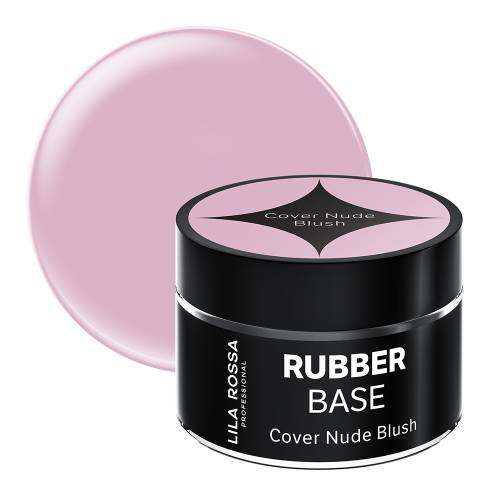 Gel de baza Lila Rossa Rubber Base Cover Nude Blush 15 g