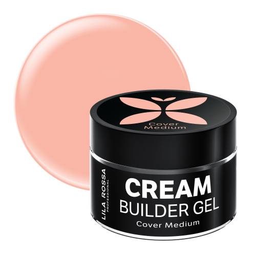 Gel de constructie - Lila Rossa - Cream Builder Gel - Cover Medium - 15 g