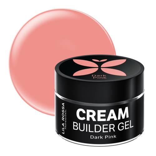 Gel de constructie - Lila Rossa - Cream Builder Gel - Dark Pink - 15 g