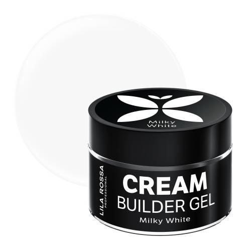 Gel de constructie - Lila Rossa - Cream Builder Gel - Milky White - 15 g