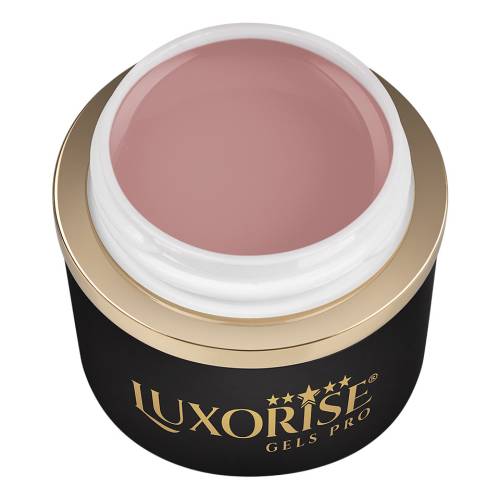 Gel UV Constructie Unghii RevoFlex LUXORISE 30ml - Cover Nude - Dark