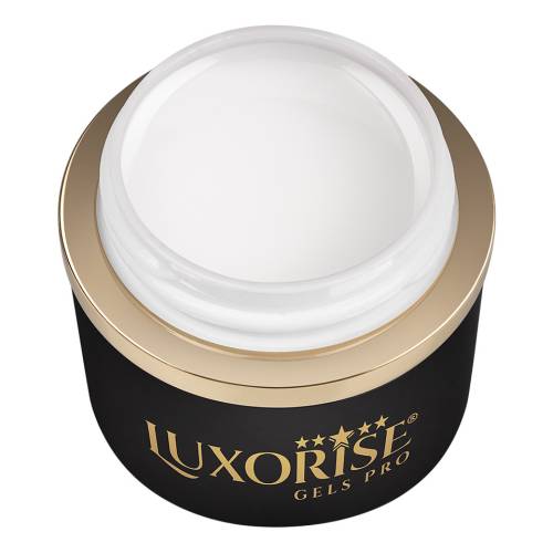 Gel UV Constructie Unghii RevoFlex LUXORISE 30ml - Extreme White