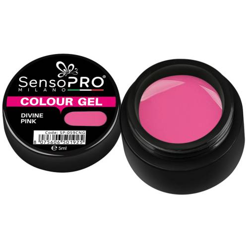 Gel UV Colorat Divine Pink 5ml - SensoPRO Milano