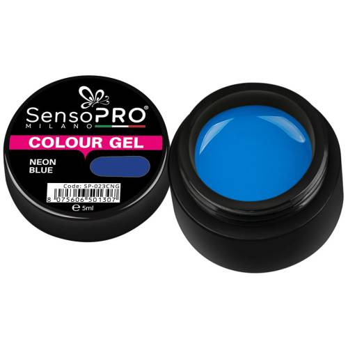 Gel UV Colorat Neon Blue 5ml - SensoPRO Milano