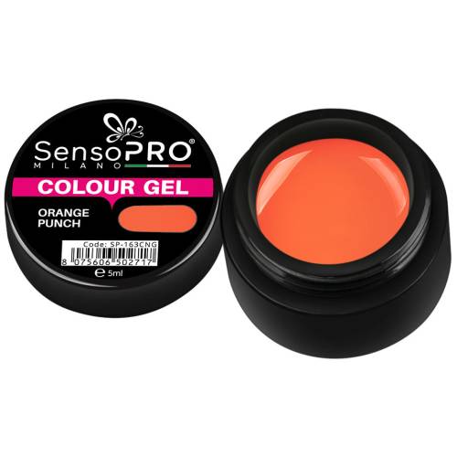 Gel UV Colorat Orange Punch 5ml - SensoPRO Milano