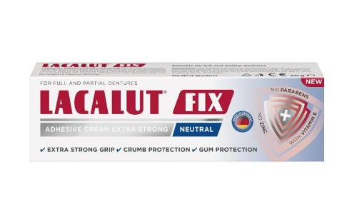 Lacalut fix crema adeziva extra strong neutral