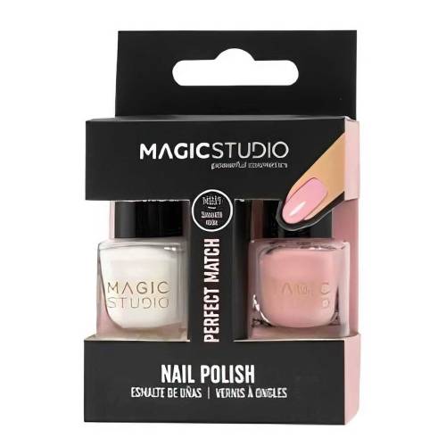 Set lac de unghii Magic Studio 2 Nail Polish Pack - Rose