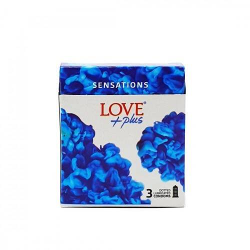 Love +plus sensation prezervative set 3 bucati