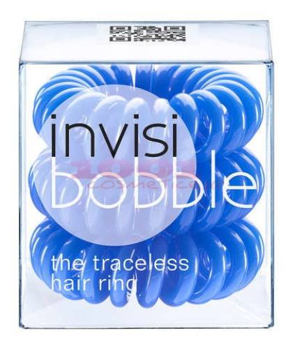 Invisibobble traceless hair ring inel pentru par albastru