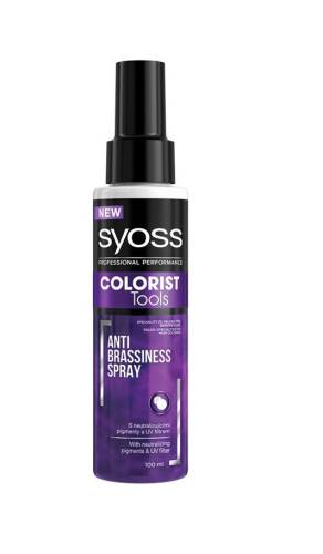 Syoss colorist tools color anti brassiness spray anti-ingalbenire