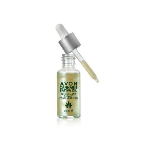 Avon cannabis sativa oil illuminate calm face essence