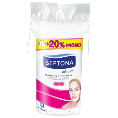 Septona daily clean dischete demachiante ovale 40+ 10 bucati