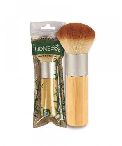Lionesse bamboo powder & blush brush pensula pentru pudra & blush 328