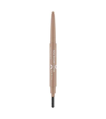 Catrice fill & fix waxy brow pen waterproof creion de sprancene cerat rezistent la apa blonde brown 010