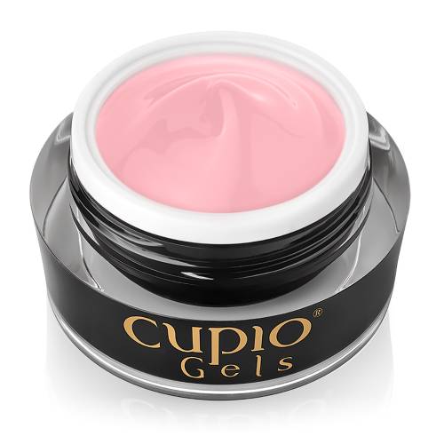 Gel pentru tehnica fara pilire - Make-Up Fiber Milky Pink 15 ml