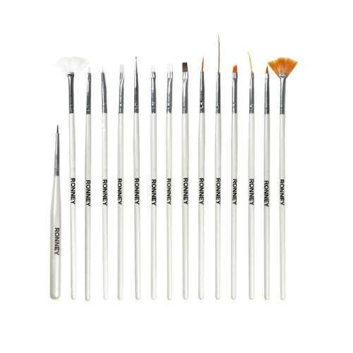 Ronney professional set 15 pensule pentru manichiura rn 00472