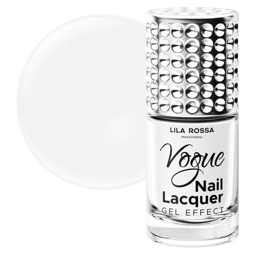 Lac de unghii - Lila Rossa - Vogue - gel effect - 10 ml - White