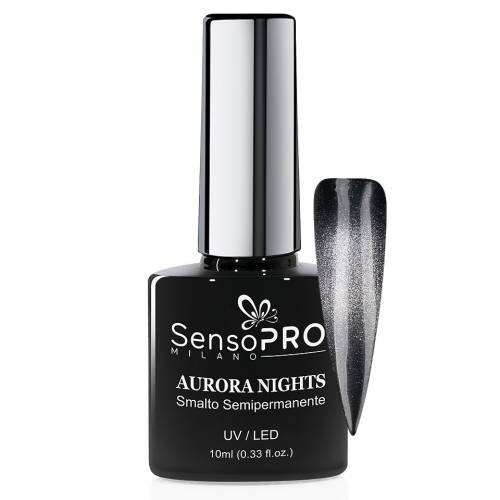 Oja Semipermanenta Aurora Nights SensoPRO Milano 10ml - Night Sparkle 18