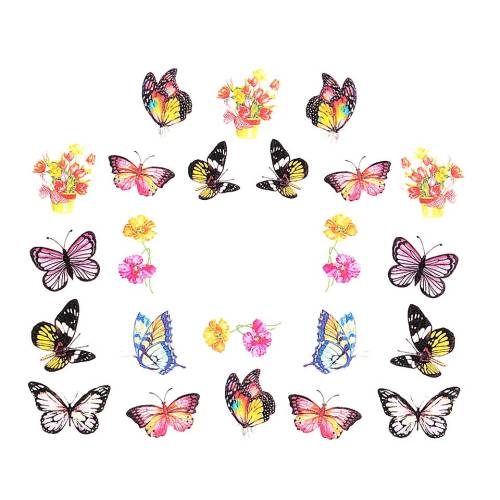 Tatuaj unghii LUXORISE - Butterfly BN-1546