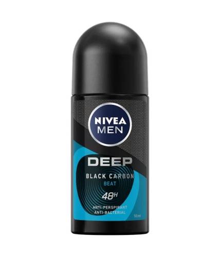 Nivea men deep black carbon 48h deodorant antiperspirant roll on