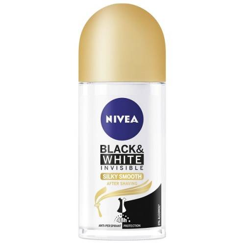 Nivea black & white invisible silky smooth roll on femei