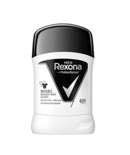 Rexona men motionsense invisible black+white antiperspirant stick
