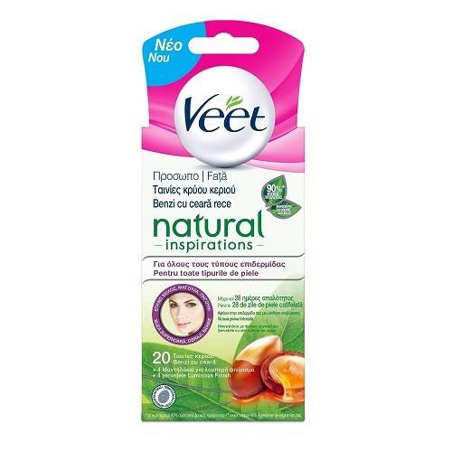Veet benzi depilatoare cu ceara rece pentru fata toate tipurile de piele