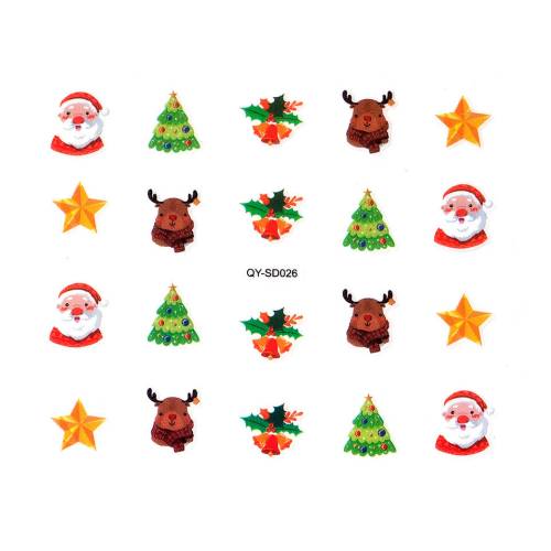 Abtibild Unghii SensoPRO Milano Christmas Wonderland Edition - QY-SD026