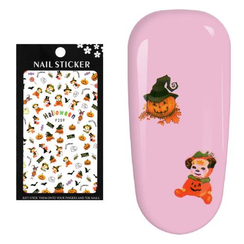 Stickere pentru decor unghii Lila Rossa - Halloween - f259